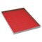 Nevs Patient Charge Laser Sheet - 40 labels/sheet 13/16" x 1-9/10" Red CS-PB-40-R - alternate 1
